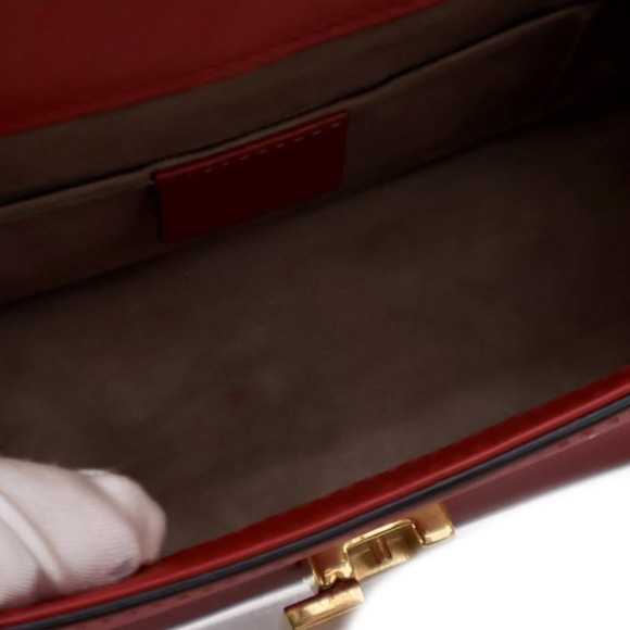 Pre-Loved Gucci Mini Calfskin Sylvie Satchel - Picture 5 of 12